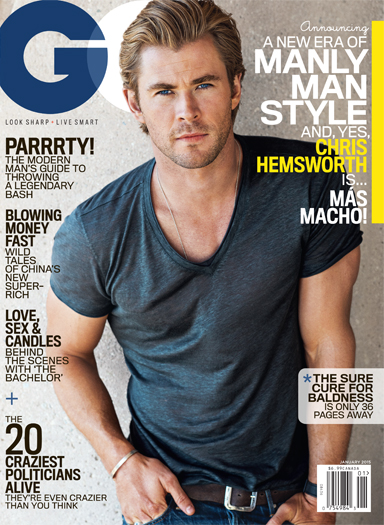 Chris Hemsworth GQ Magazine
